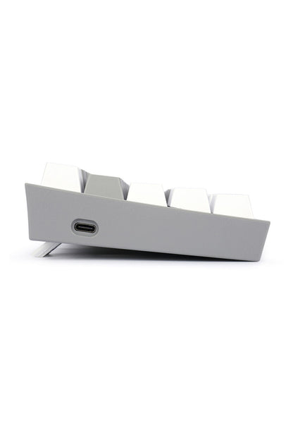 REDRAGON - K617-RGB Fizz 61 Key Wired Keyboard - grey-white