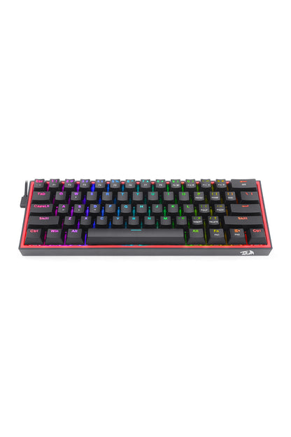 REDRAGON - K617-RGB Fizz 61 Key Wired Keyboard - grey