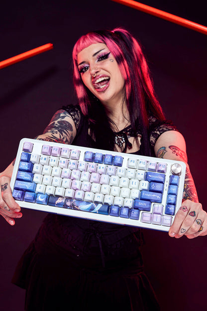 REDRAGON - K681AGC-RGB-PRO Cyrus 75% Keyboard - deep-purple