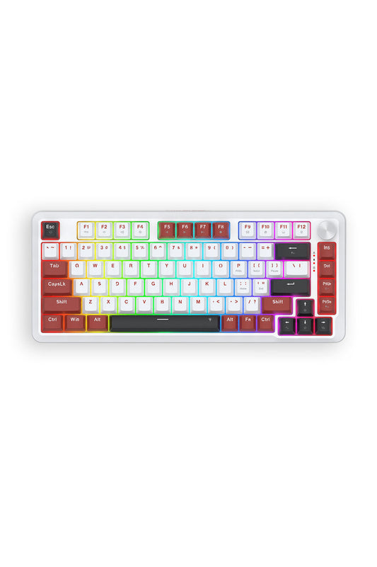 REDRAGON - Redragon K721WRB RGB Stormhunter Red 75% Rapid Trigger Magnetic HE Keyboard - red