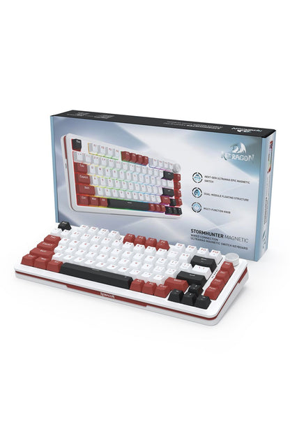 REDRAGON - K721WRB-RGB-M Stormhunter RT Keyboard - red