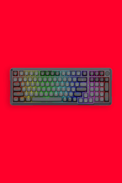 REDRAGON - K688GB-RGB-PRO Bragi Gasket Keyboard - black
