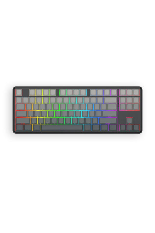 REDRAGON - Redragon K707SP RGB Pro Star Blade Charcoal TKL Gasket Wireless Mechanical Keyboard - charcoal