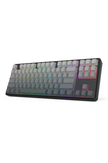 REDRAGON - Redragon K707SP RGB Pro Star Blade Charcoal TKL Gasket Wireless Mechanical Keyboard - charcoal