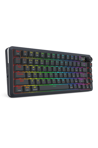 REDRAGON - K708RGB-PRO Fleact 75% LCD Keyboard - black