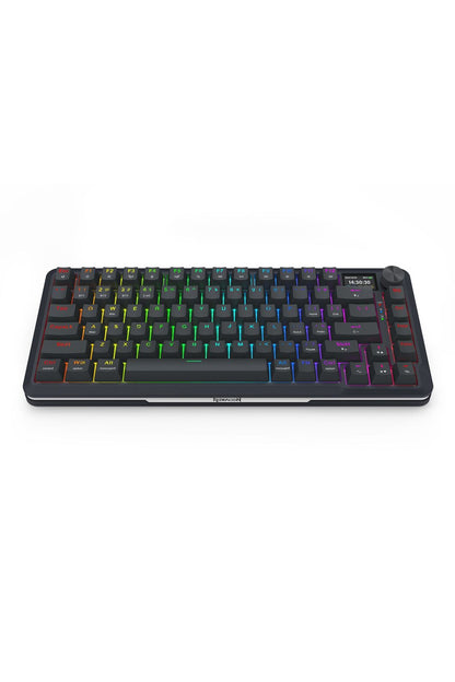 REDRAGON - K708RGB-PRO Fleact 75% LCD Keyboard - black
