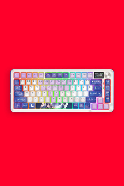 REDRAGON - K708AK-RGB-PRO Fleact 75% Keyboard - purple