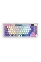 REDRAGON - Redragon K708AK-RGB Pro Fleact Purple 75% LCD Mechanical Keyboard - purple
