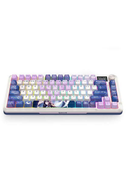REDRAGON - K708AK-RGB-PRO Fleact 75% Keyboard - purple