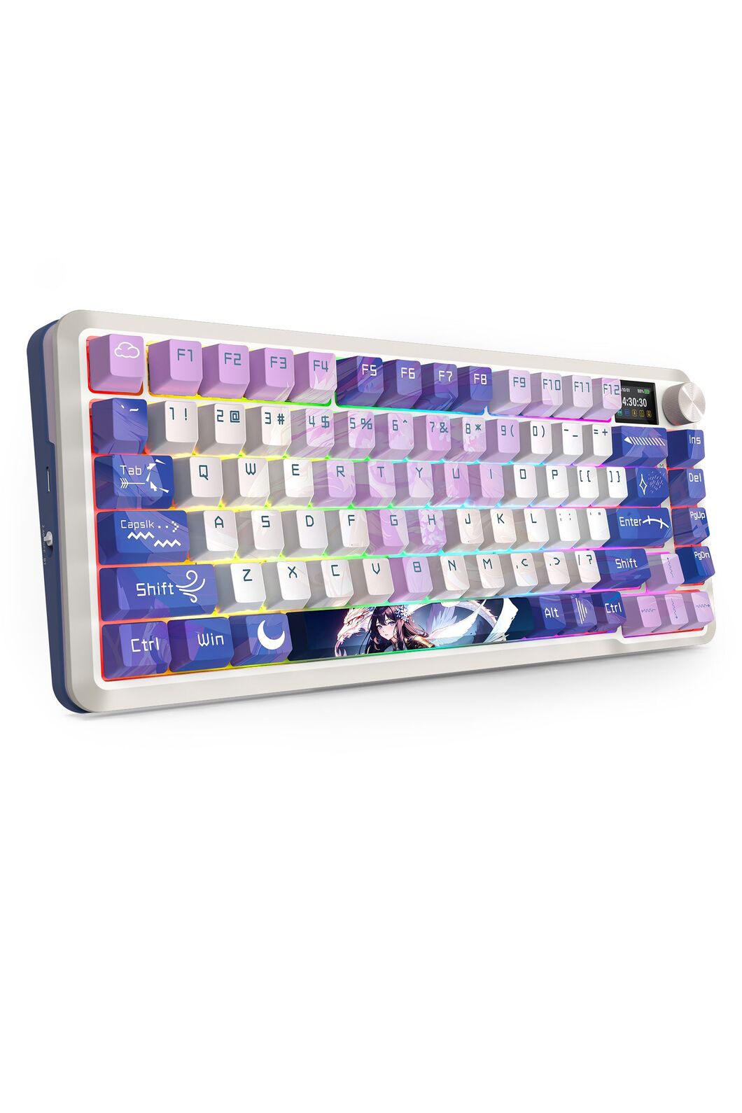 REDRAGON - K708AK-RGB-PRO Fleact 75% Keyboard - purple