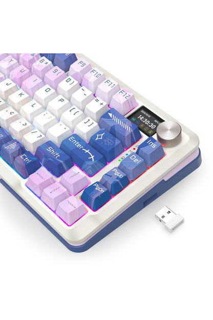 REDRAGON - K708AK-RGB-PRO Fleact 75% Keyboard - purple