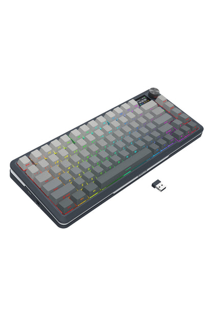 REDRAGON - K708GG-RGB-PRO Fleact 75% Keyboard - charcoal