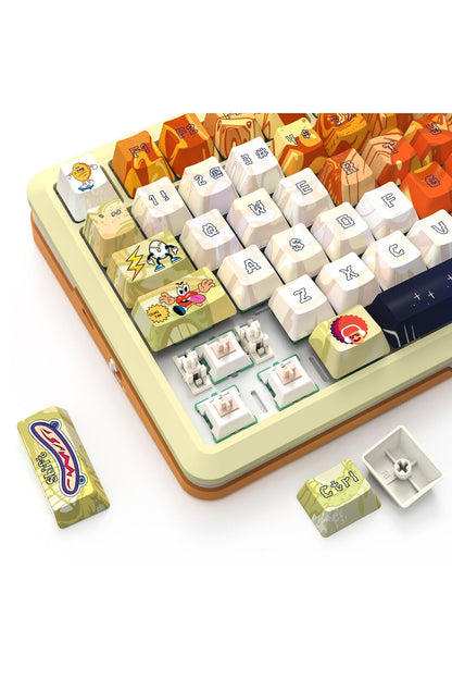 REDRAGON - K708GF-RGB-PRO Fleact 75% Keyboard - yellow