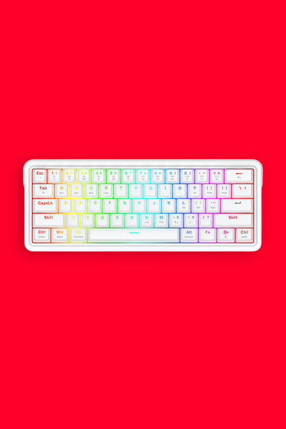 REDRAGON - K730W-RGB-PRO Draconic V2 Keyboard - white