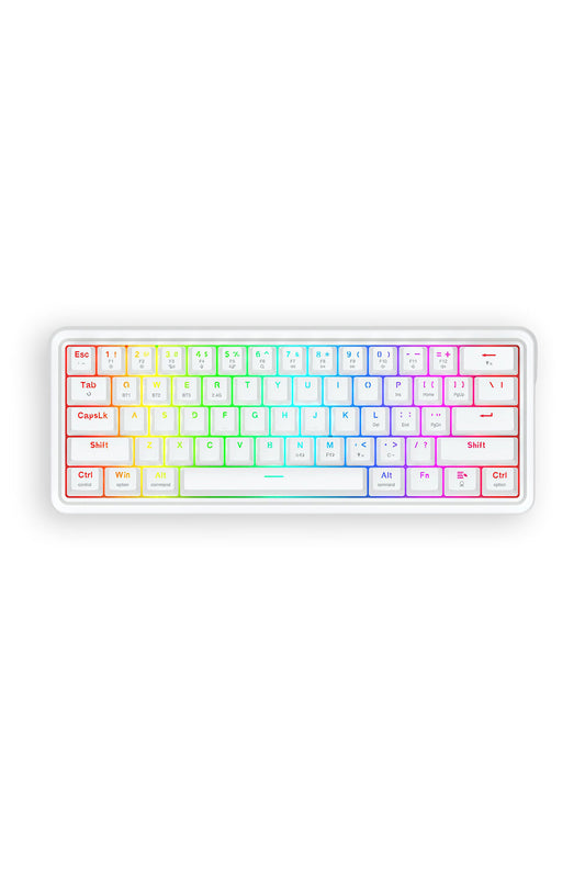 REDRAGON - K730W-RGB-PRO Draconic V2 Keyboard - white