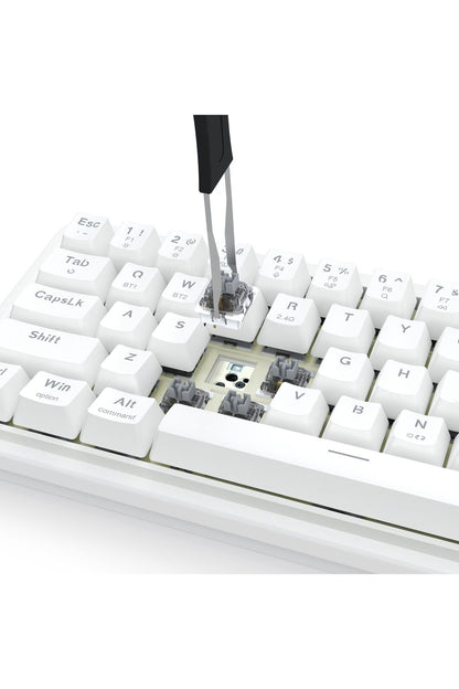 REDRAGON - K730W-RGB-PRO Draconic V2 Keyboard - white