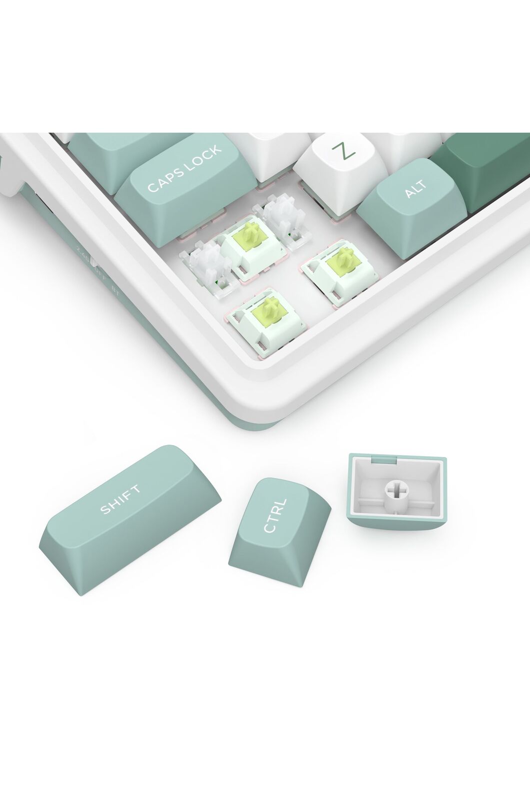 REDRAGON - Redragon K719WG-RGB Pro Galatin Pro Green Wireless Mechanical Keyboard - green