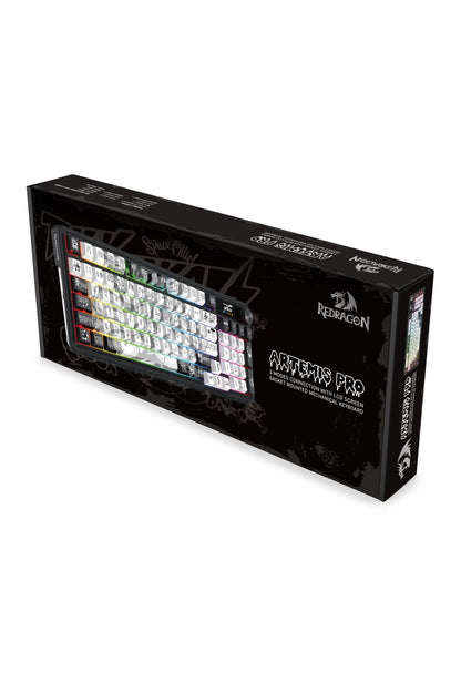 REDRAGON - Redragon K719GF-RGB Pro Artemis Pro Grey Wireless Mechanical Keyboard - grey