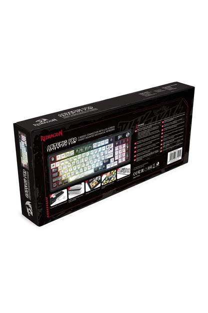 REDRAGON - K719GF-RGB-PRO Artemis Pro Keyboard - grey