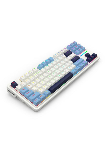 REDRAGON - Redragon K728WBB RGB Pro Antonium Pro White TKL Gasket Wireless Mechanical Keyboard - white