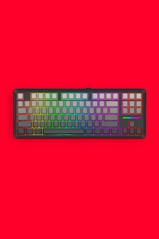 REDRAGON - K734SP-RGB-PRO WildslashTKL Keyboard - charcoal