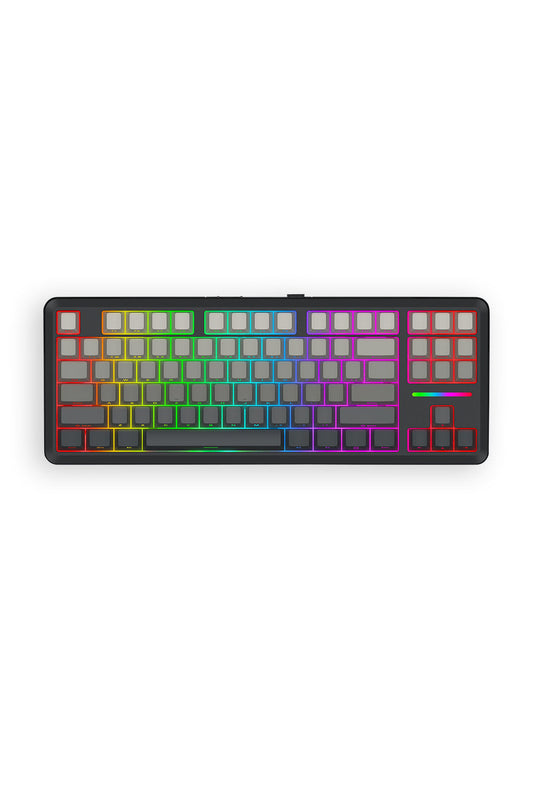 REDRAGON - K734SP-RGB-PRO WildslashTKL Keyboard - charcoal