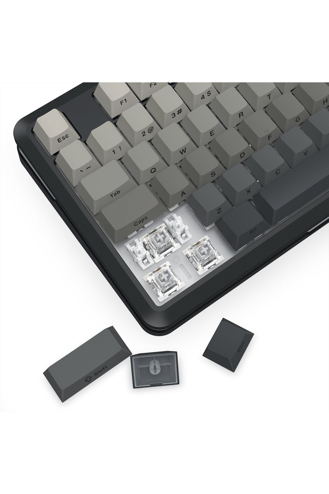 REDRAGON - K734SP-RGB-PRO WildslashTKL Keyboard - charcoal