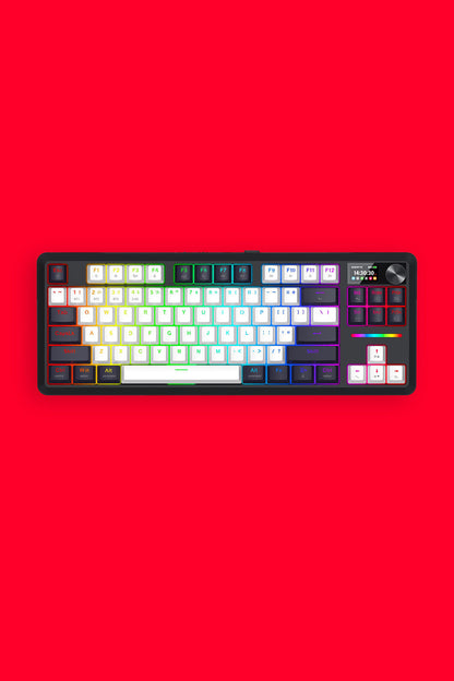 REDRAGON - K746WB-RGB-PRO Wildslash LCD Keyboard - black