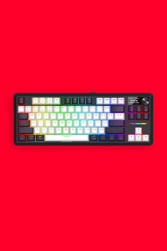 REDRAGON - K746WB-RGB-PRO Wildslash LCD Keyboard - black