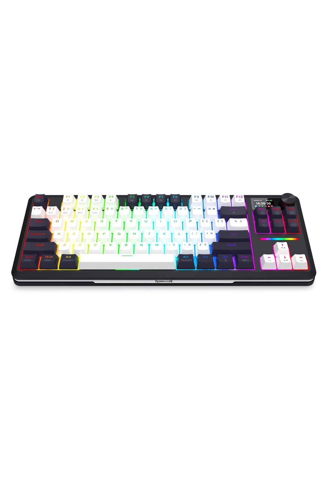 REDRAGON - K746WB-RGB-PRO Wildslash LCD Keyboard - black