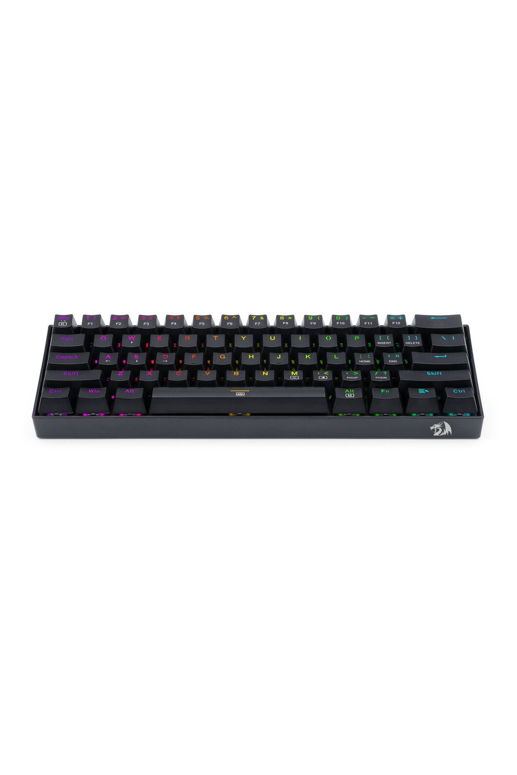 REDRAGON - Redragon K630RGB Dragonborn Black 60% Mechanical RGB Gaming Keyboard - black