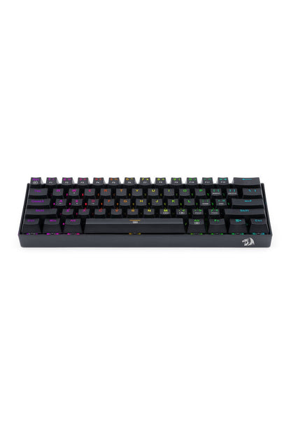 REDRAGON - Redragon K630RGB Dragonborn Black 60% Mechanical RGB Gaming Keyboard - black