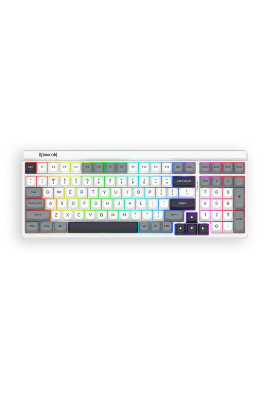 REDRAGON - K656WGB-RGB-PRO Garen Pro Keyboard - white
