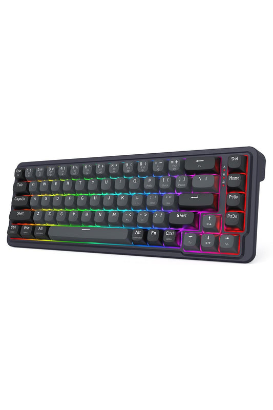 REDRAGON - Redragon K709GB RGB M 68% UltraMag Rapid Trigger Magnetic HE Keyboard - black