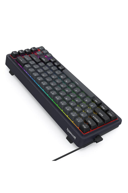 REDRAGON - Redragon K709GB RGB M 68% UltraMag Rapid Trigger Magnetic HE Keyboard - black