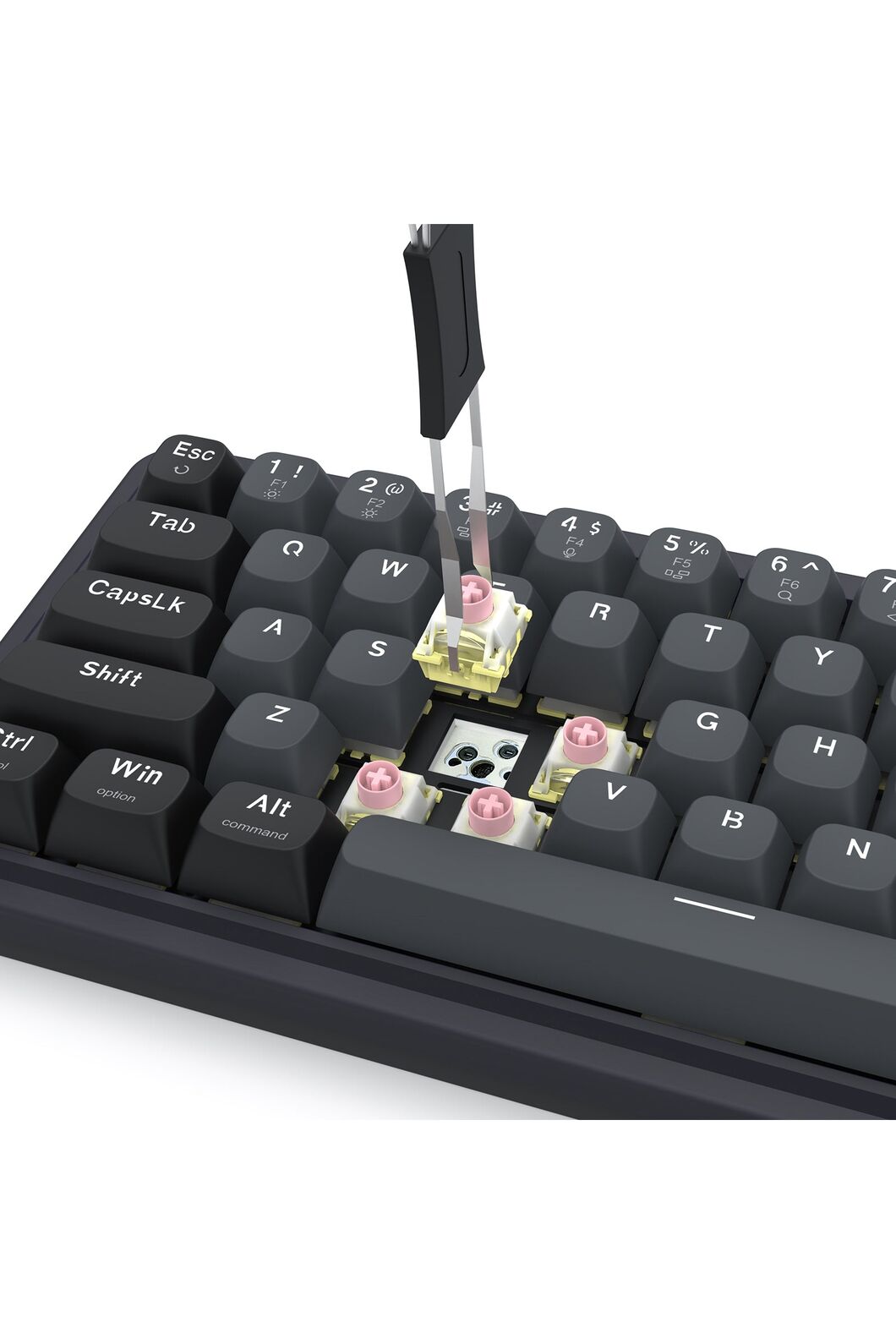 REDRAGON - Redragon K709GB RGB M 68% UltraMag Rapid Trigger Magnetic HE Keyboard - black