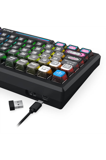 REDRAGON - K732MC-RGB-PRO Uranus Pro Keyboard - black
