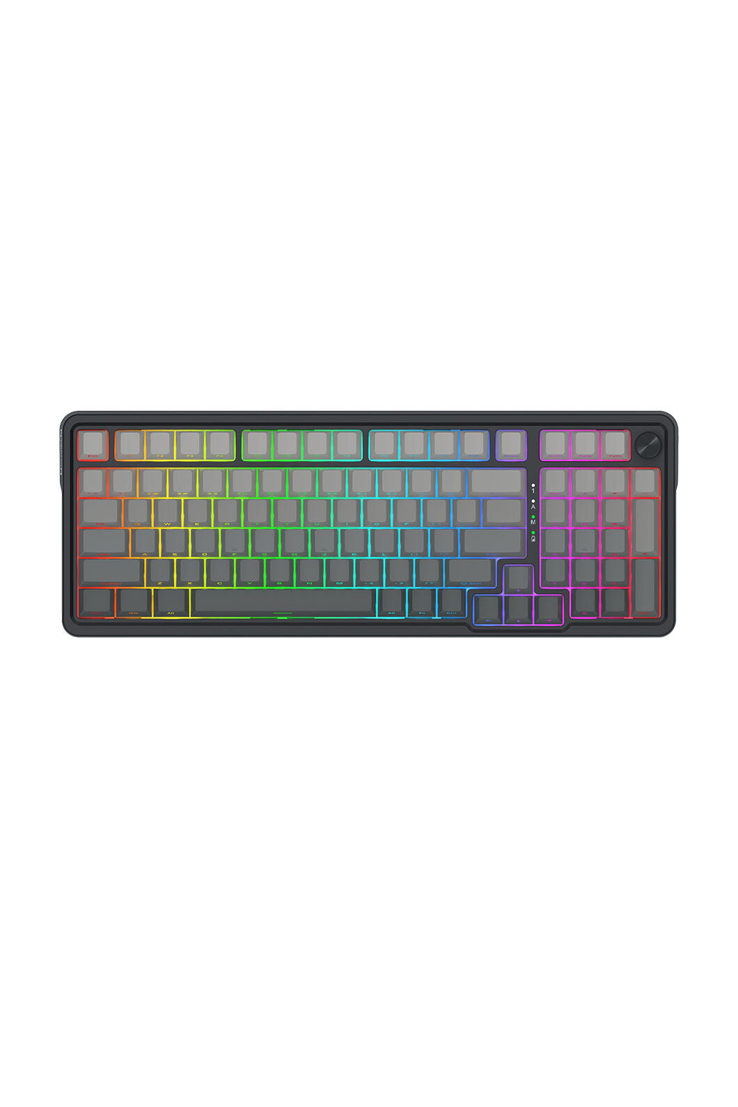 REDRAGON - Redragon K686SP RGB Pro EISA Grey 98+1 Gasket Wireless Mechanical Keyboard - grey