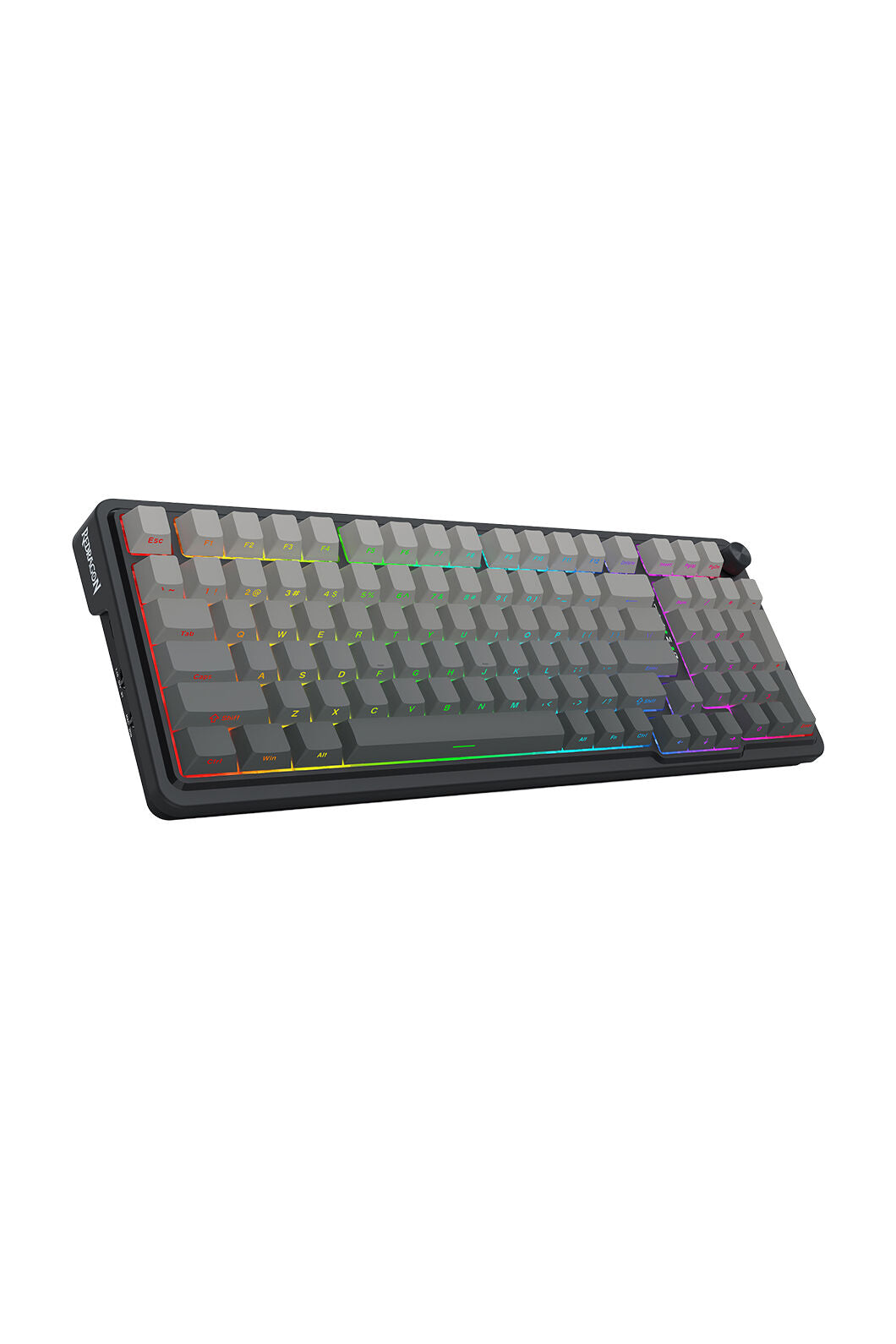 REDRAGON - Redragon K686SP RGB Pro EISA Grey 98+1 Gasket Wireless Mechanical Keyboard - grey