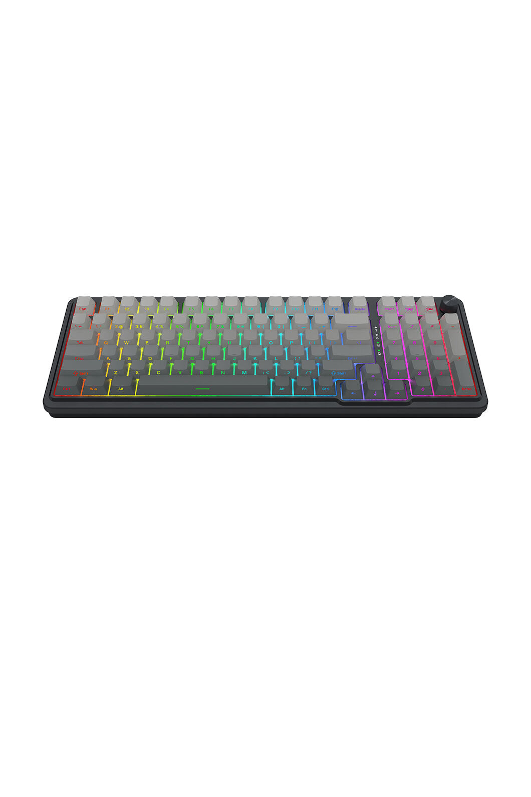 REDRAGON - Redragon K686SP RGB Pro EISA Grey 98+1 Gasket Wireless Mechanical Keyboard - grey