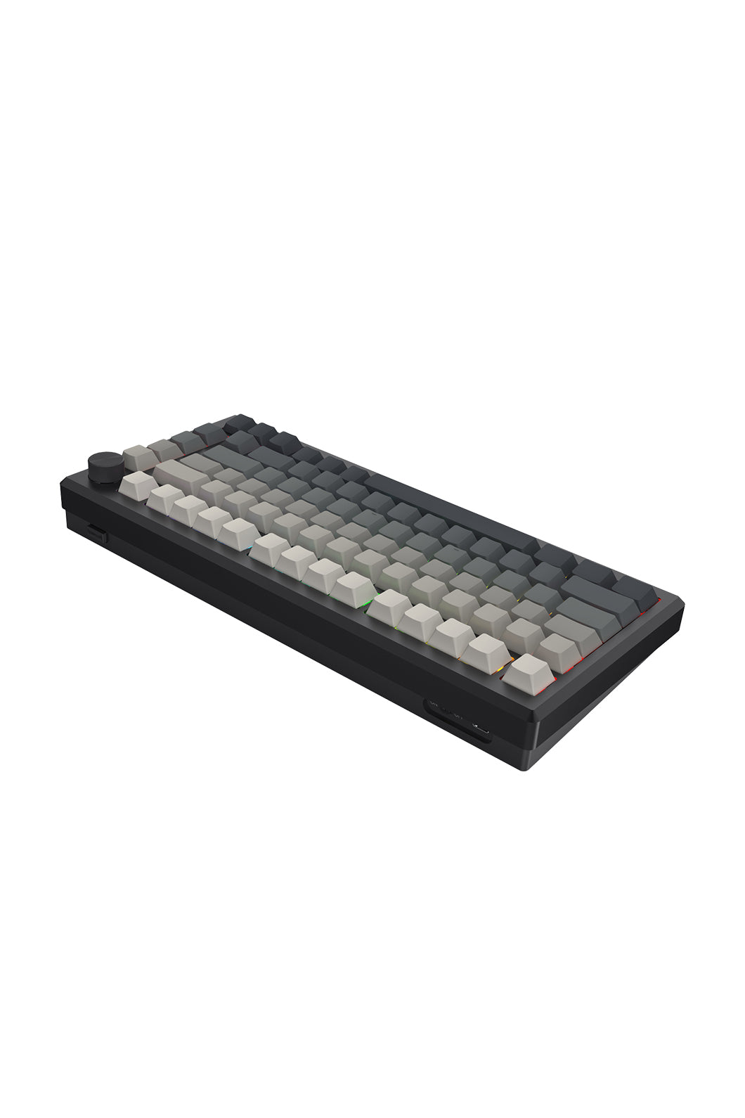 REDRAGON - Redragon K673SP RGB Pro Geb Gradient Black 75% Gasket Wireless Mechanical Keyboard - powder-blue