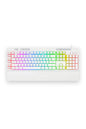 REDRAGON - Redragon K512W Shiva RGB Backlit Full Size Wired Membrane Gamin Keyboard (White) - white