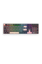 REDRAGON - Redragon K556GBP-RGB Devarajas Pink Hot-Swap Aluminum Mechanical Gaming Keyboard - grey-black-pink