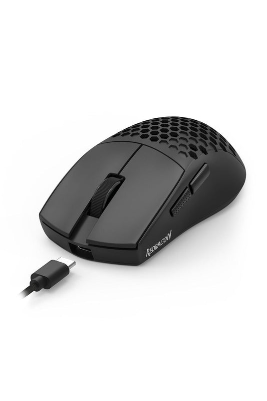 REDRAGON - Redragon M725-LITE Astrolabe Lite Black Ultra-Light Tri-Mode 8000 DPI Gaming Mouse - black
