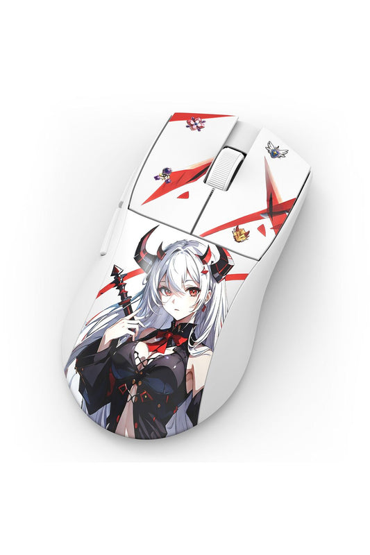 REDRAGON - Redragon M916AK-PRO K1ng Pro White Ultra-Light Tri-Mode 26000 DPI Esports Gaming Mouse - white