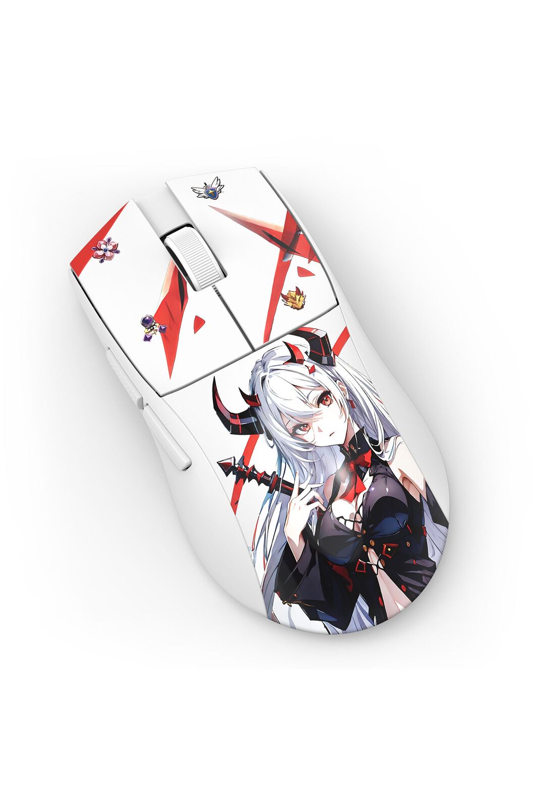 REDRAGON - Redragon M916AK-PRO K1ng Pro White Ultra-Light Tri-Mode 26000 DPI Esports Gaming Mouse - white