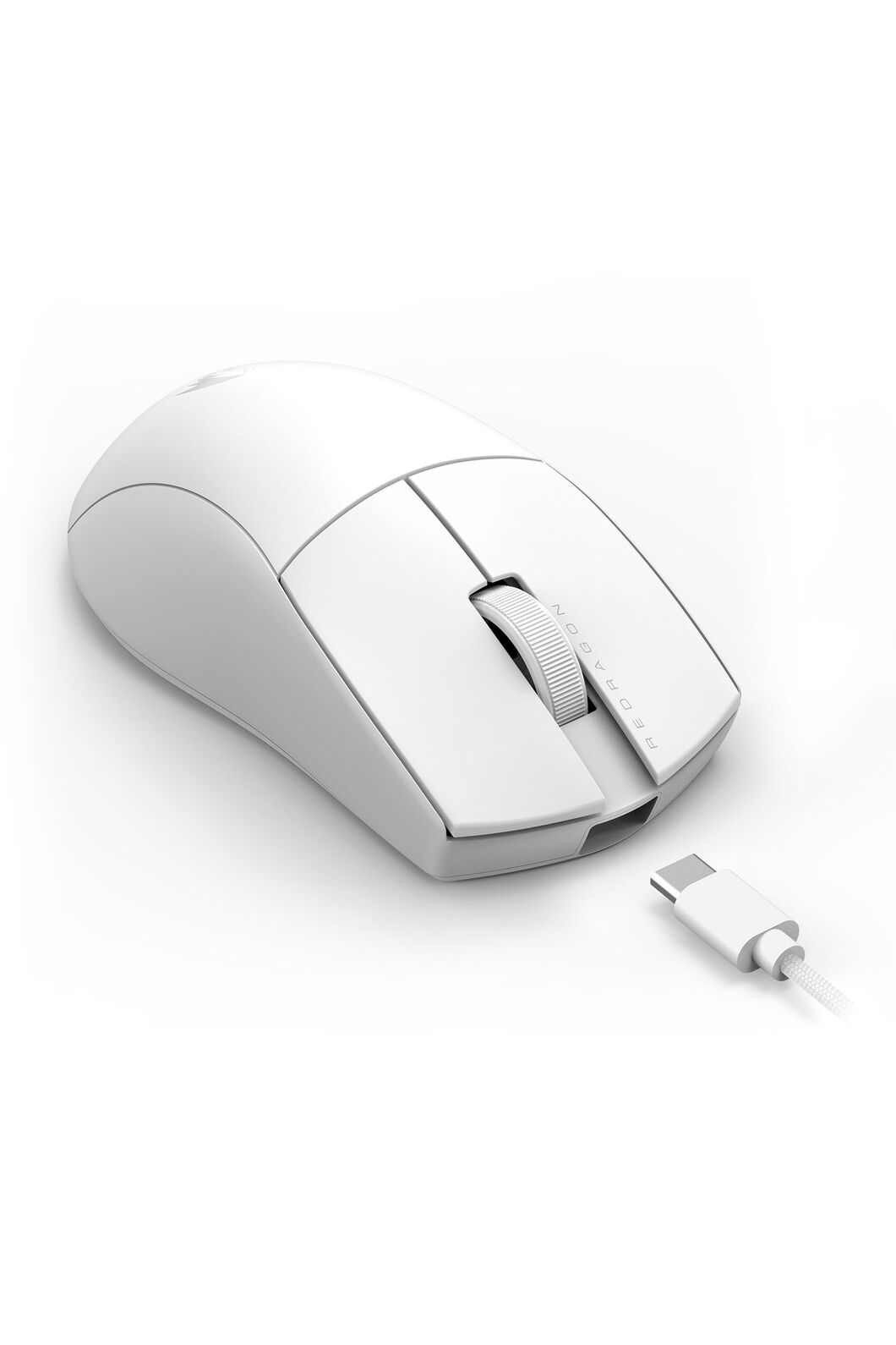 REDRAGON - Redragon M724W Throne White Ultra-Light Wired Gaming Mouse - white