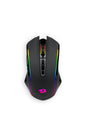 REDRAGON - Redragon M914-RGB NIX Black Full-Size Tri-Mode RGB Gaming Mouse - black