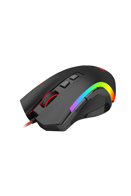 REDRAGON - Redragon M607 Griffin Black USB Wired RGB Gaming Mouse - black