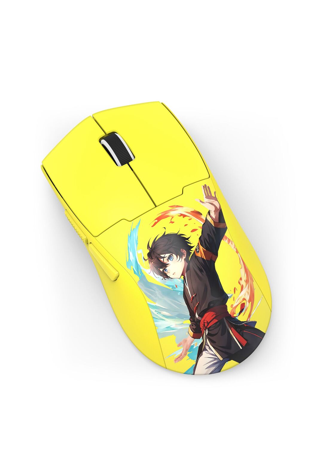 REDRAGON - Redragon M918AKB K1ng Max Yellow Cartoon Ultra-Light Tri-Mode Gaming Mouse - yellow